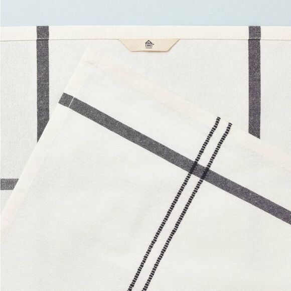 Hearth & Hand NWT Grid Lines Kitchen Towel - Picture 3 of 5